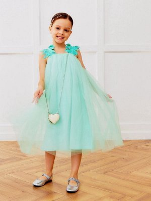 Платье для девочки MINAKU: PartyDress, мятное.