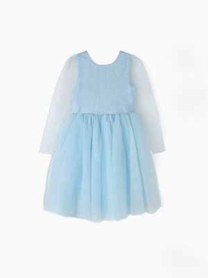 Платье нарядное детское MINAKU: PartyDress, голубое.