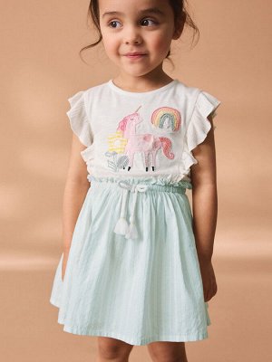 Платье для девочки с принтом LITTLE MAVEN