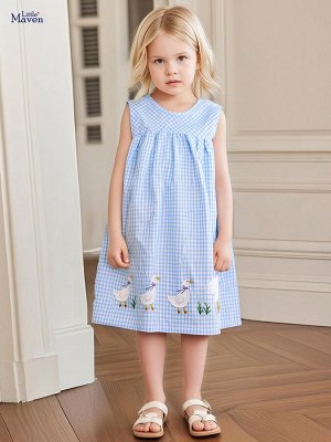 Платье для девочки с принтом LITTLE MAVEN