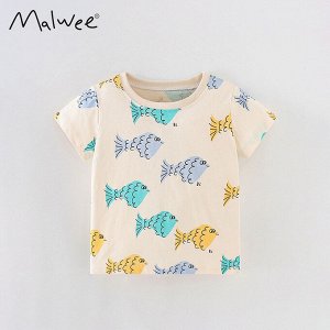 Футболка для девочки MALWEEE