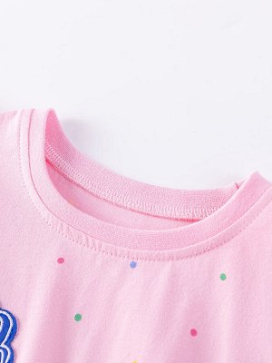 Платье для девочки с принтом LITTLE MAVEN