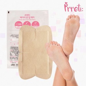 Смягчающие патчи для пяточек Prreti Baby Foot Heel Patch, 1пара (2шт)