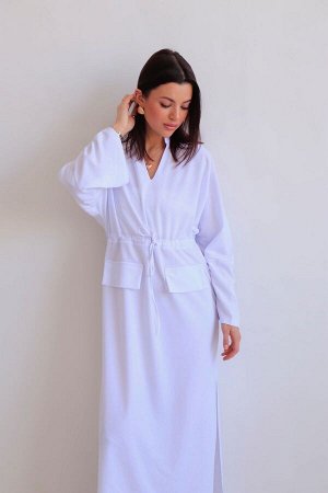 Martichelli Платье на кулиске белое
