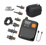 Насос для лодок и SUP-досок [6000mAh, 16Psi, 100л/мин, 100Вт, 6 насадок]