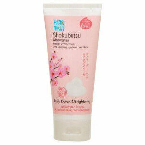 "Shokubutsu" Пенка для умывания 100мл  "Daily Detox" Осветляющая (Brightening) Таиланд