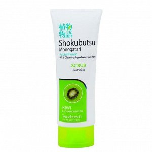 "Shokubutsu" Пенка-скраб для умывания 100мл Таиланд