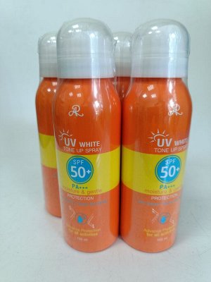 AR Uv Белый тонирующий спрей Spf 50+ Pa+++ 100 г.