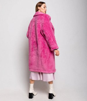 Шуба #КТ8816 (2), розовый