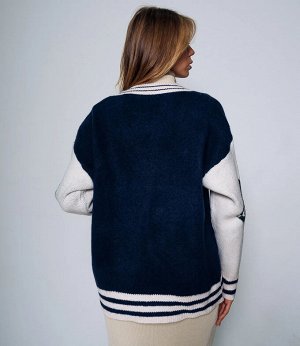 Кардиган #КТ98901, синий