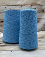 Пряжа для вязания 100 гр Must  baby merino 100%  кардный меринос 1500м/100гр Ярко-голубой