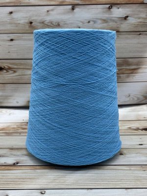 Пряжа для вязания 100 гр Must  baby merino 100%  кардный меринос 1500м/100гр Ярко-голубой