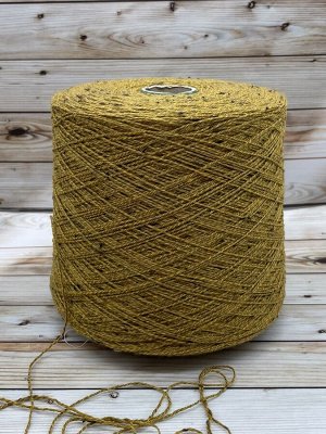 Пряжа для вязания 100 гр., Slubby green 100% меринос твидовй 350м/100г Tawny olive