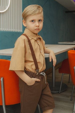 Шорты детские Кэжуал молочный шоколад