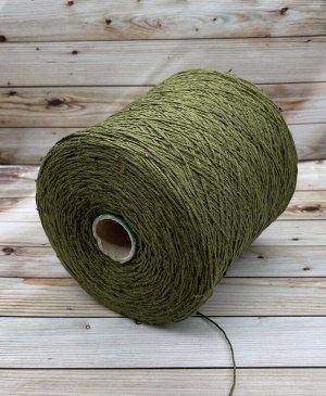 Пряжа для вязания 100 гр., Slubby green 100% меринос твидовй 350м100г Epson