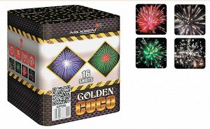 Батарея салютов "Golden Coco" GP550 16 залпов * 1"