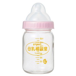 Бутылочка для естественного кормления с соской SS Pigeon Feeding Bottle With Pacifier SS 0+