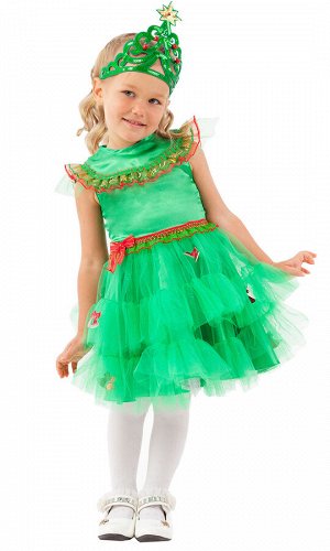 Карнавальный костюм 2083 к-20 Елочка зеленая размер 110-56