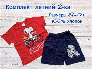 Комплект летний для мальчика 86,92,98,104