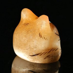Сувенир «Котёнок Кеша», 3?3,5 см, селенит