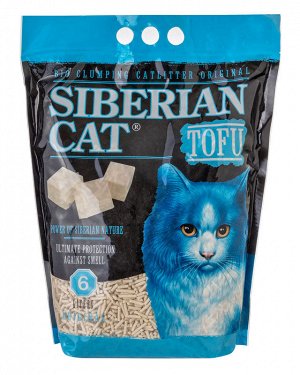 Наполнитель тофу "CAT LITTER" ОРИГИНАЛЬНЫЙ биоразлагаемый 6л.(2,5кг)