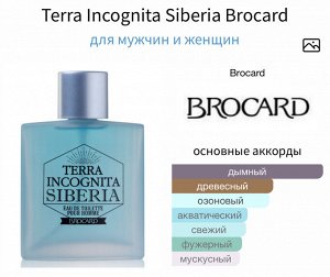 Мужские духи Terra Incognita Siberia Brocard 100 мл