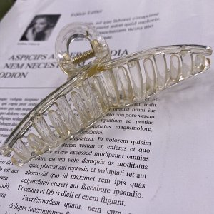 Заколка-краб "Оливия", пластиковая, 11 см