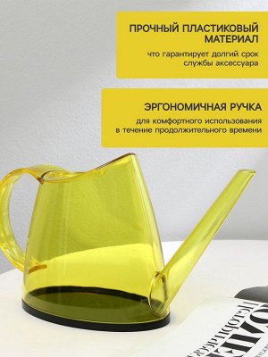 Лейка, 1.2 л, без рассеивателя, жёлтая, Greengo