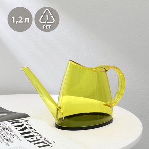 Лейка, 1.2 л, без рассеивателя, жёлтая, Greengo
