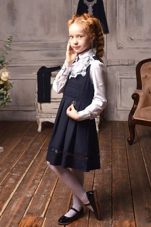 Школьный сарафан ДЕВ Katrin Miller 39069 синий
