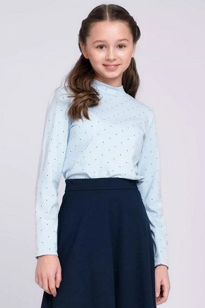 Школьная водолазка ДЕВ CLEVER 735798гн св.голубой-т.синий
