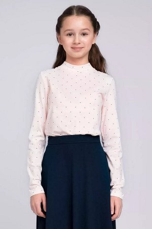 Школьная водолазка ДЕВ CLEVER 735798гн св.розовый-т.синий