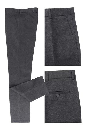 Школьные брюки МАЛ MAXLINE 9940120 Slimfit серый