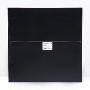 Пакет для торта и коробок, с широким дном, черный, 30x30x30 см
