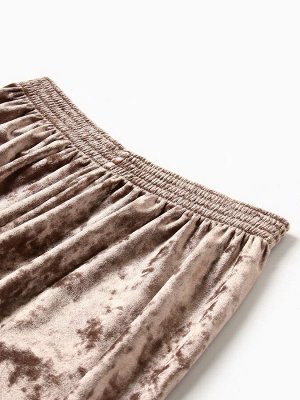 Брюки домашние KAFTAN Velvet, кофейный