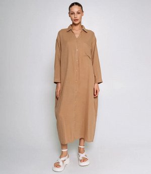 Платье #ОКТ115004, бежевый
