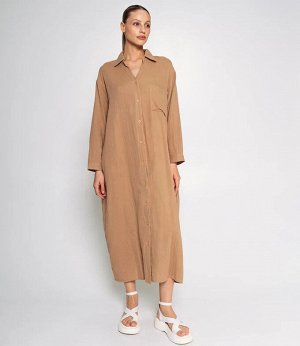 Платье #ОКТ115004, бежевый