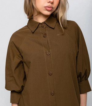 Платье #ОКТ035010, хаки