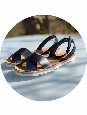 АБАРКАСЫ - ZAPATOS Босоножки от испанского производителья Ab.Zapatos Cruz-Yute marino