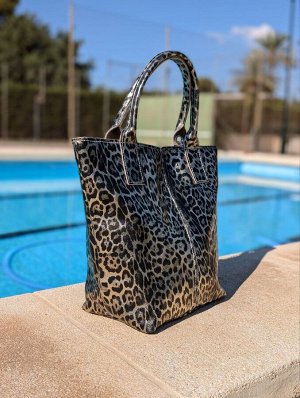 Сумка-шоппер PELLE - Shopper napa print