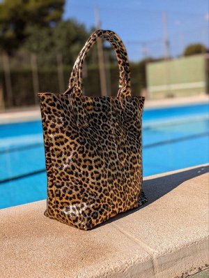 Сумка-шоппер PELLE - Shopper napa print