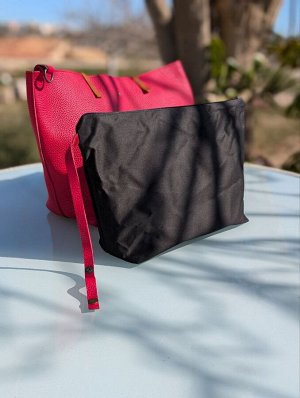 Шоппер из натуральной кожи от испанского производителя PELLE- SHOPPER PIEL (710) Rojo
