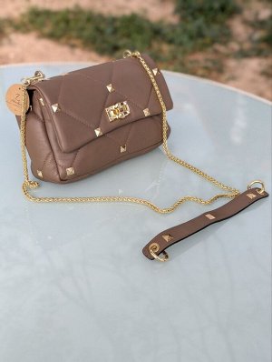 Сумка с цепочкой Ab.Zapatos PELLE Valentina (820) Taupe