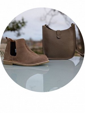 Челси Комбо от испанского производителя Autentica TB 324 +Ab.Zapatos PELLE Helena (310) ТАУПЕ