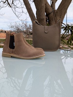 Челси Комбо от испанского производителя Autentica TB 324 +Ab.Zapatos PELLE Helena (310) ТАУПЕ