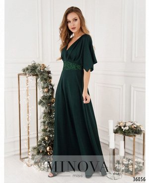 Платье №503-1-зеленый