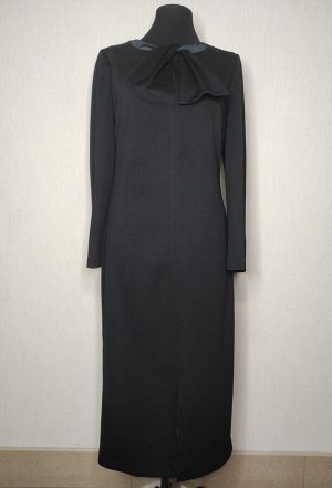 Платье Bazalini 5012-3 чёрный бант