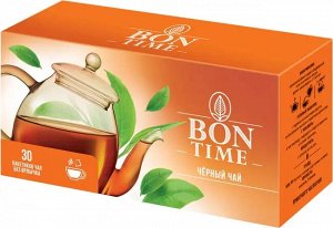 Bontime Чай черный 30 пакетиков без ярлычка по 60 г