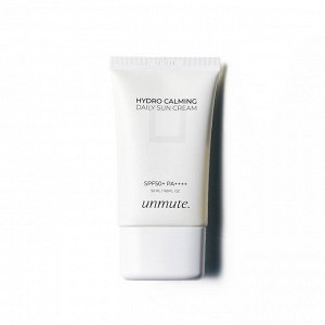 Гидроуспокаивающий ежедневный солнцезащитный крем SPF 50+PA+++ - UNMUTE HYDRO CALMING DAILY SUN CREAM SPF 50+PA++++