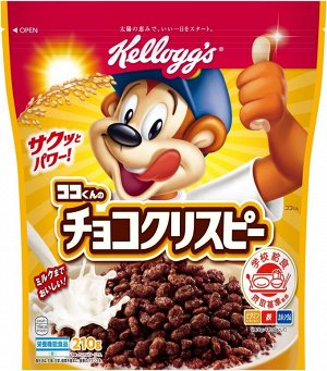 Шоколадная гранола с железом и кальцием Calbee Granola Chocolate